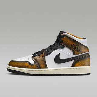 Nike耐克AIR JORDAN 1 MID SE男子AJ1中帮缓震运动鞋DQ8417-071