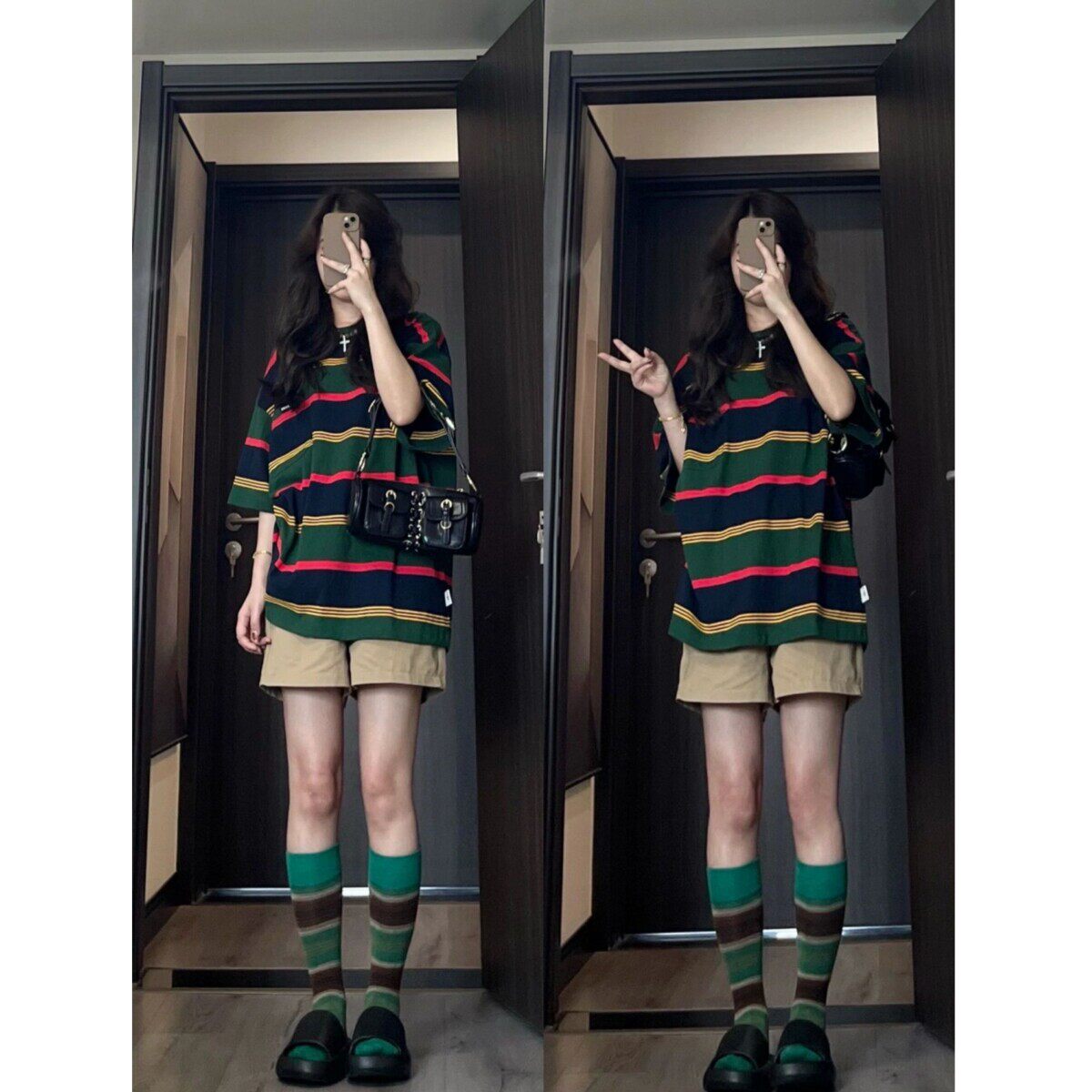 ootd穿搭运动套装女夏季学生韩版宽松显瘦时尚大尺码休闲两件式in