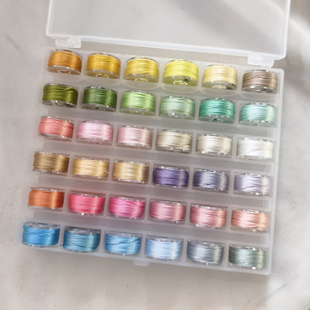 3股6股9股12股15股18股股线72号玉线分装线小卷盒装编手链绳项链