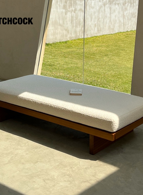 HITCHCOCK Iceland Daybed/冰岛床榻 中古实木沙发床北欧侘寂长凳