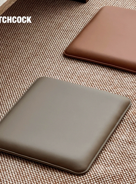 HITCHCOCK Toast Cushion/吐司座垫哑光真皮咖啡馆方形简约坐垫子