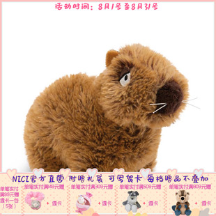 德国 NICI Basic Capybara  Green 水豚公仔 17/27/37cm