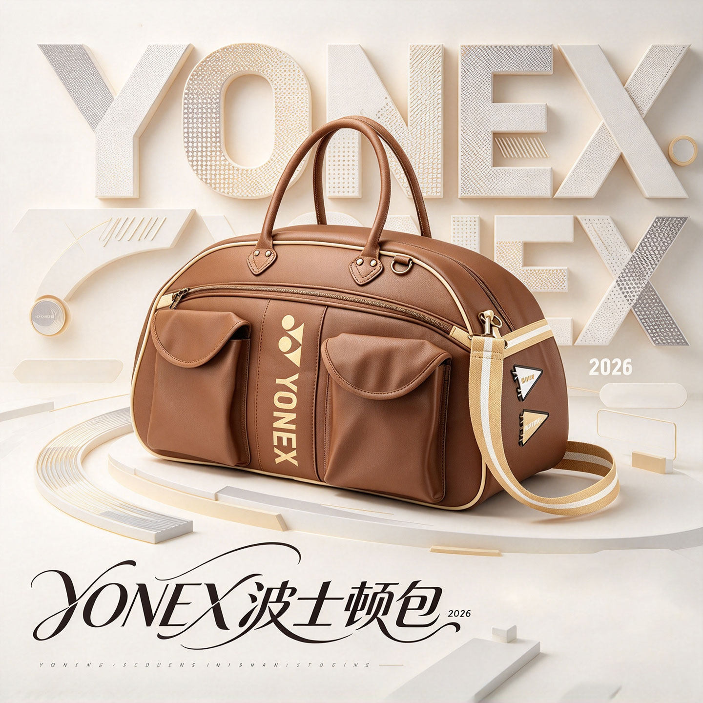yonex尤尼克斯羽毛球包男女单肩6支装运动包BB5854波士顿YY网球包