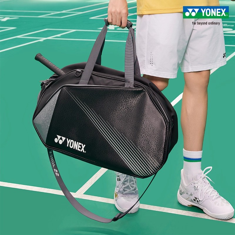 YONEX尤尼克斯羽毛球包BA340大容量3支6支装手提网球单肩波士顿包