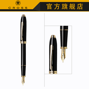美国Cross笔高仕涛声系列黑珐琅金夹商务钢笔礼品墨水钢笔576