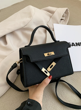 时尚网红凯莉包mini小包包女2026新款潮百搭ins手提包单肩斜挎包