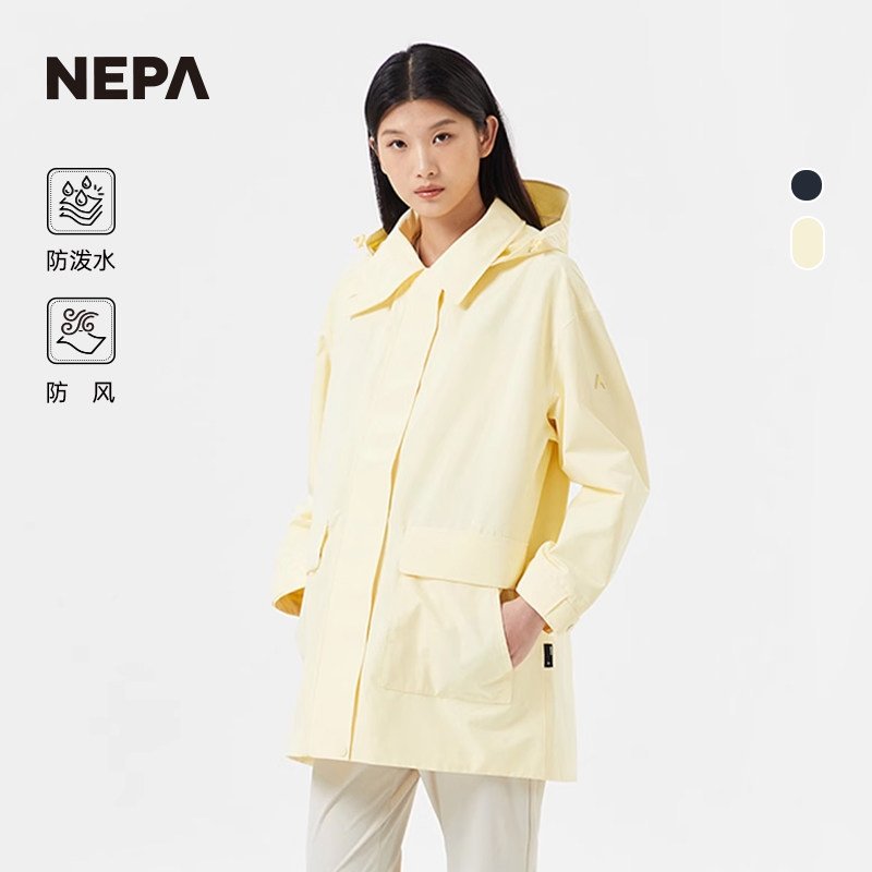 NEPA防风防泼水商务装风衣图片