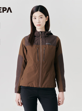 NEPA耐葩户外休闲夹克2023秋冬百搭防水防风透湿女冲锋衣7J60501