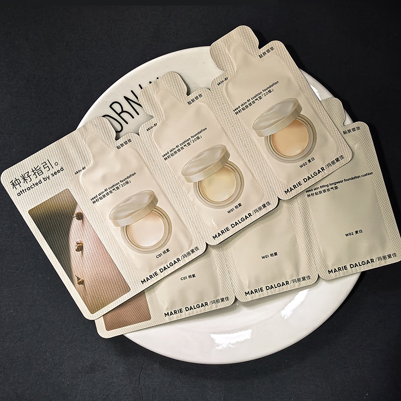 玛丽黛佳种籽气垫粉底液试色卡体验装3色卡片5色卡片正品