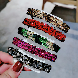 新年本命年红色高级感发夹网红2025年新款弹簧夹顶夹刘海侧边夹