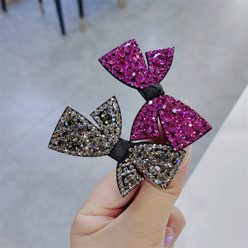 蝴蝶结发夹边夹侧边刘海夹水钻边夹女侧l边高级感鸭嘴夹后脑勺,饰品/流行首饰/时尚饰品新,发饰,淘宝优惠券,粉丝福利购,淘宝优惠卷
