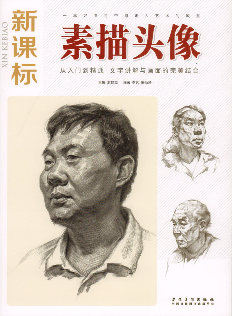 正版 新课标素描头像 从入门到精通 文字讲解与画面的完美结合 结构与