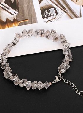 天然巴基斯坦闪灵钻水晶手链