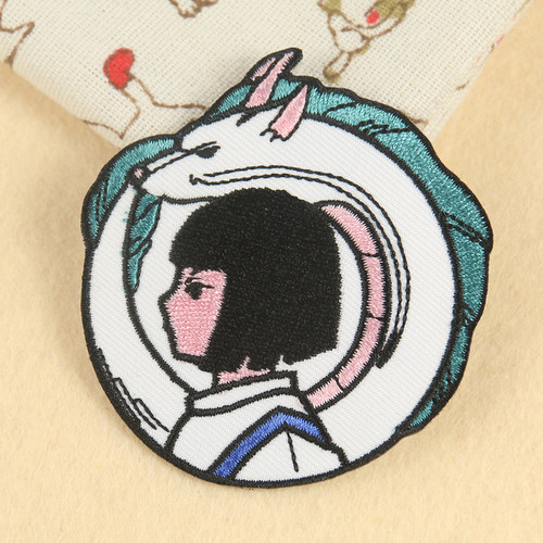 动漫刺绣宫崎骏布贴卡通补丁