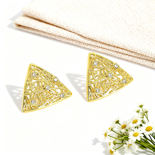 饰扣百搭手缝饰品 diy装 新款 金属丝镶钻编织高脚纽扣外套旗袍衬衫