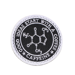 个性士气章化学分子式图案魔术贴户外衣服背包diy徽章臂章补丁贴
