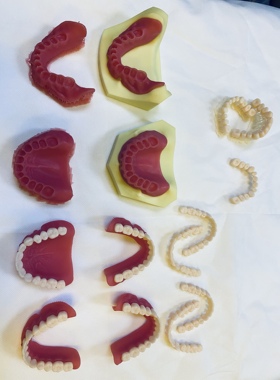 八度光牙科Octavelight3D打印机下沉式Dlp光固化吸附性义齿临时牙