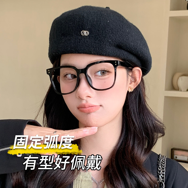 定型硬挺羊毛贝雷帽女春秋季文艺日系前进报童画家帽子秋冬显脸小,服饰配件/皮带/帽子/围巾,帽子,淘宝优惠券,粉丝福利购,淘宝优惠卷