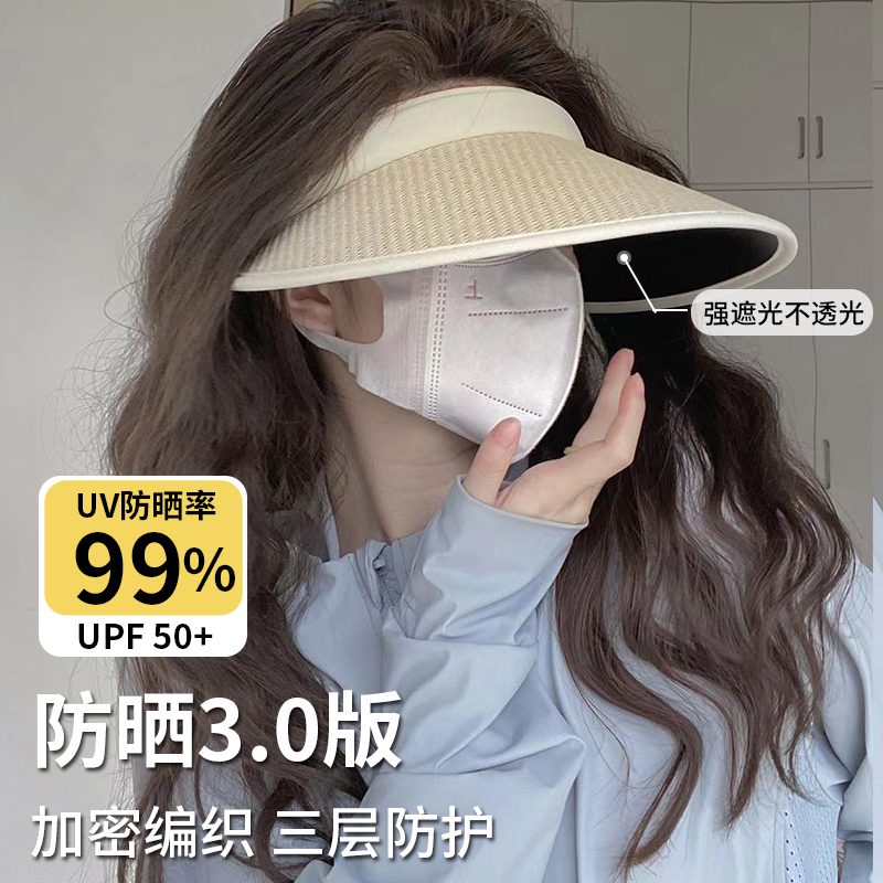 加硬加大帽檐骑车不翻檐送防风绳