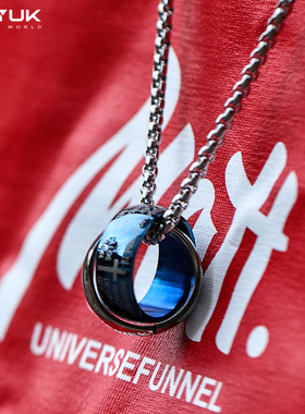 NYUK/恩尤奇 戒指项链不锈钢吊坠个性潮男饰品情侣配饰礼物挂饰