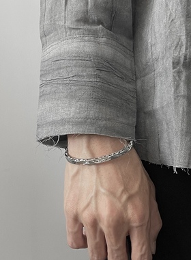 原创破碎定律系列手镯男生高级感手链男女潮轻奢小众手环情侣镯子
