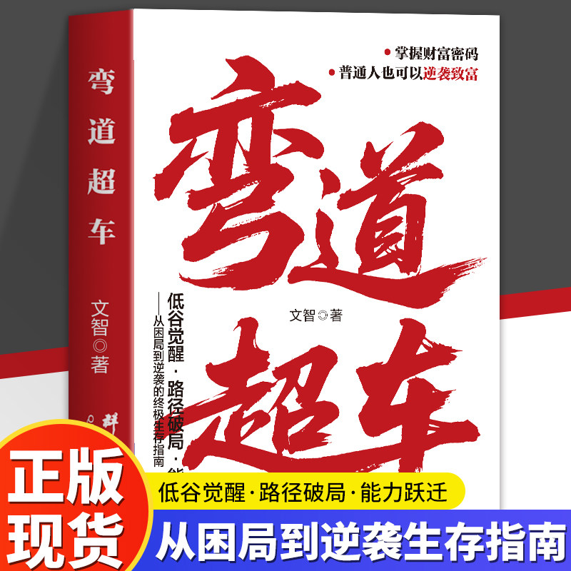 弯道超车 低谷觉醒路径破局 打破低谷内耗 重塑成长心态 升级核心能力解锁逆袭密码 让低谷成为你的超车起点普通人也可以逆袭致富