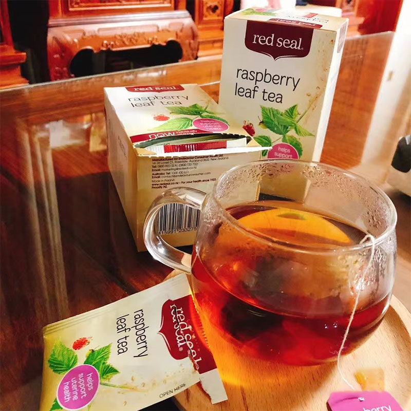 现货新西兰red seal红印天然覆盆子茶20包月子茶女性暖宫宫颈软化