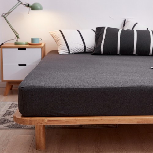 100%棉针织汗衫布定制加厚床笠