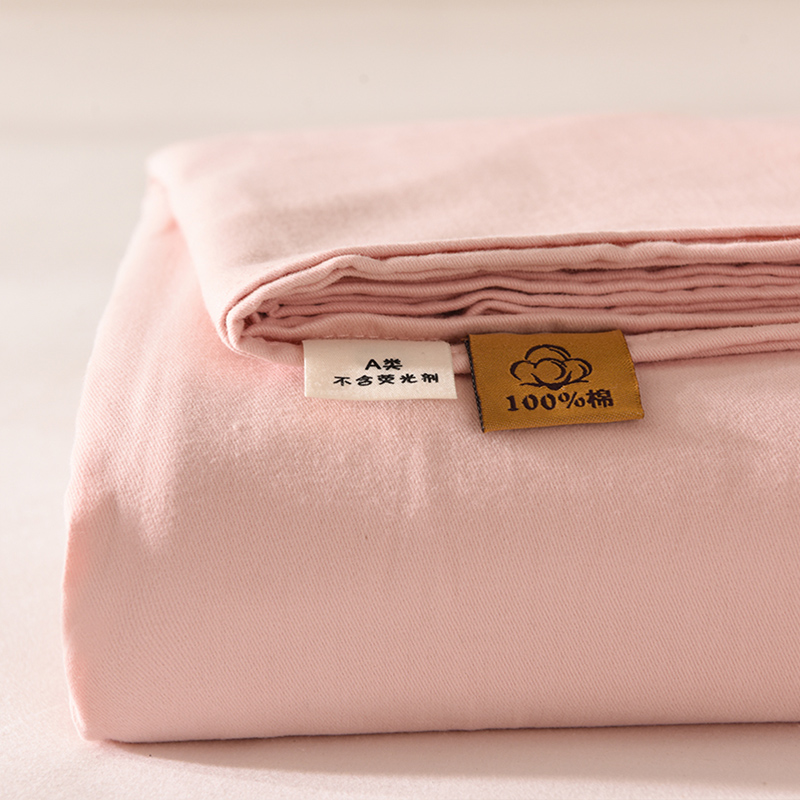 A类加厚纯棉床单单件床笠被套