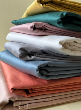 可定制A类120支新疆长绒棉床笠单件全棉100贡缎纯棉床单床罩床套