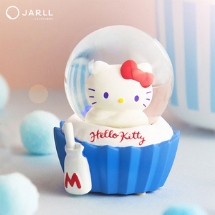 JARLL赞尔HelloKitty可爱水晶球桌面摆件毕业生日礼物送同学闺蜜