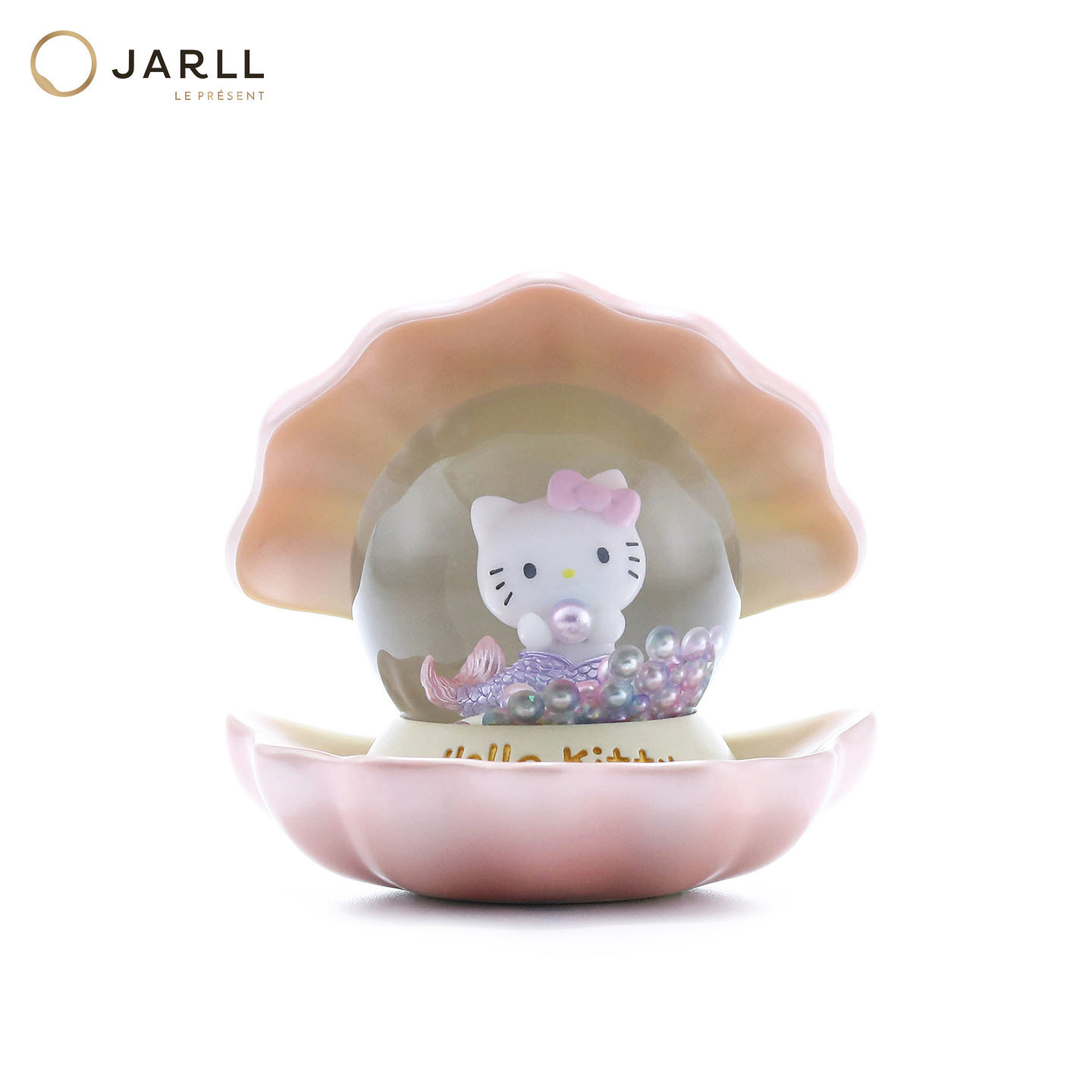 jarll赞尔kitty美人鱼水晶球摆件