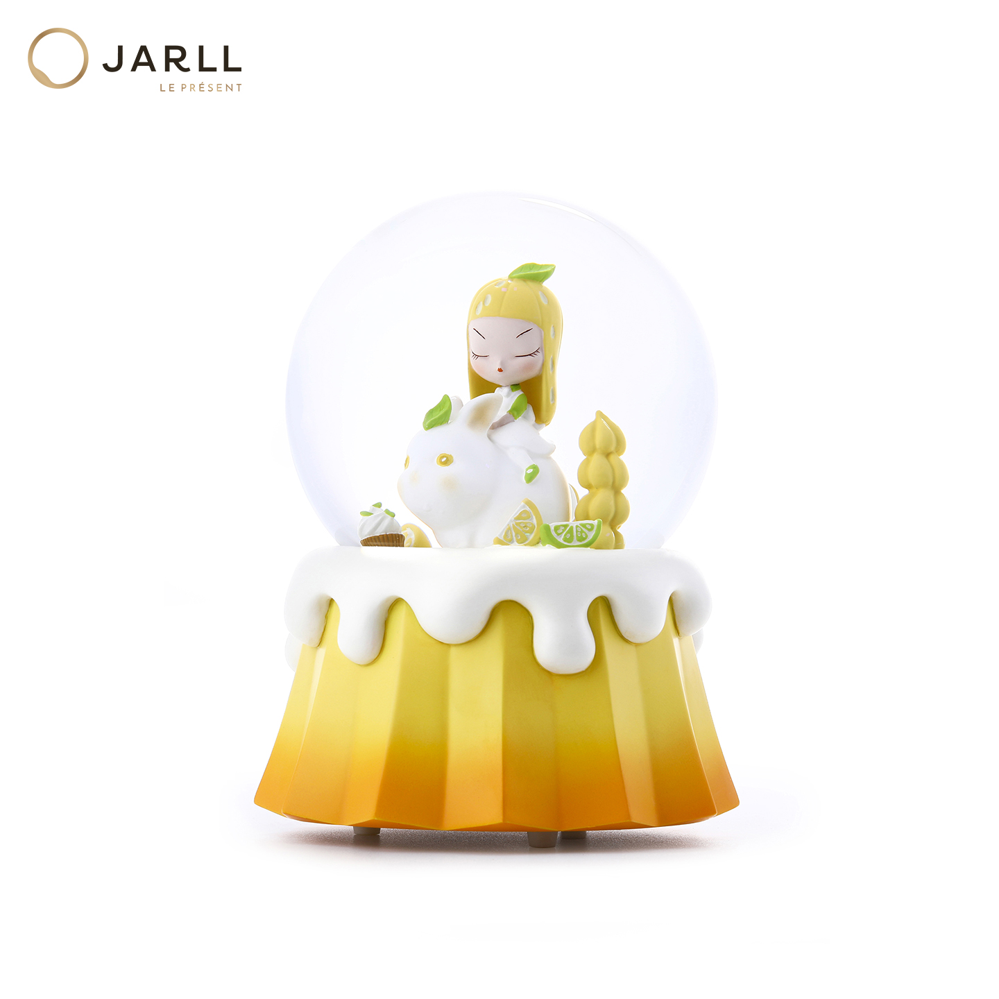 JARLL赞尔白夜童话水晶球音乐盒旋转八音盒送同学生日纪念礼物