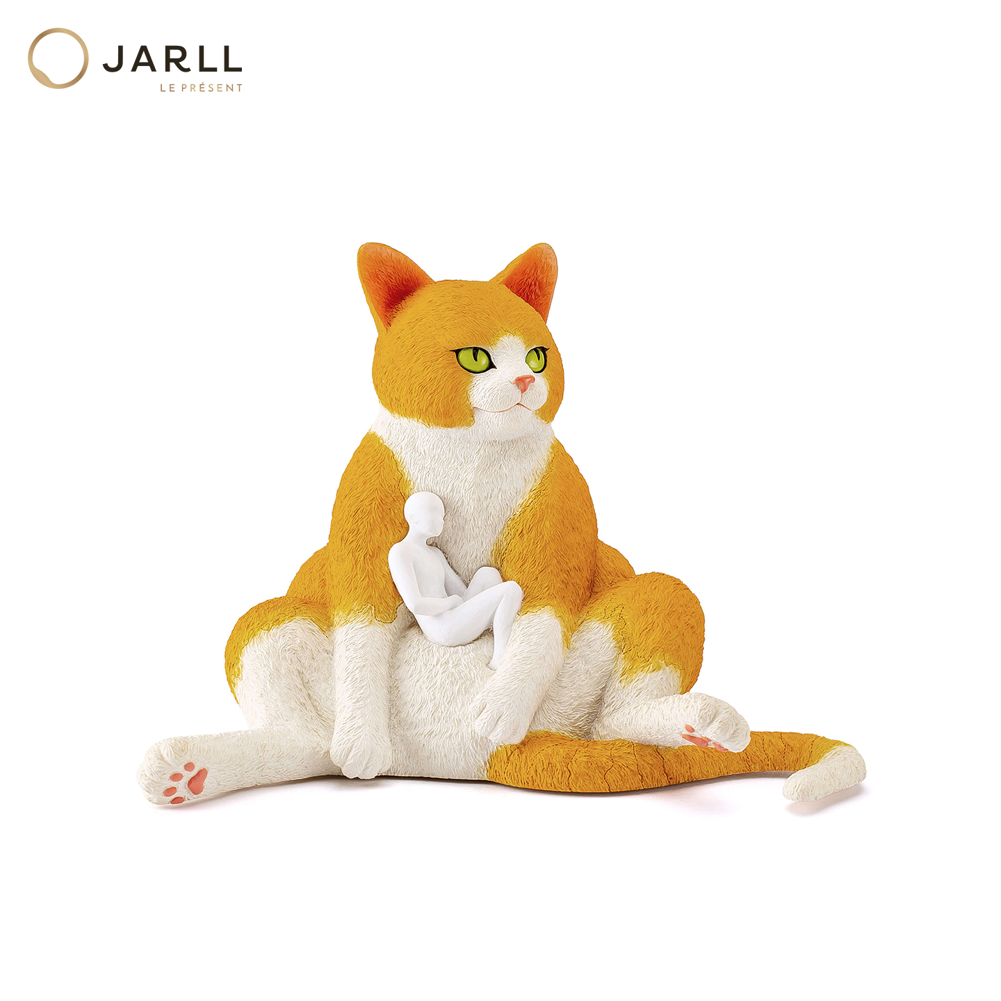 JARLL赞尔发福橘猫白日梦疗愈款摆件摆饰送同学生日纪念礼物