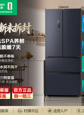 容声519WD19MP升法式多门四门一级能效变频双系统双循环风冷冰箱