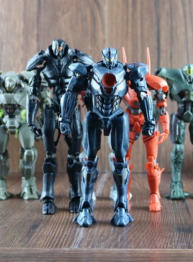 环太平洋2手办机甲模型危险复仇流浪者 黑曜石雅典娜玩具周边可动