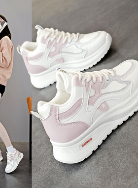 冬季加绒高帮运动鞋女防滑保暖棉鞋2025新款学生跑步鞋子女Q163-2