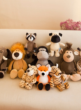 抓机娃娃毛绒玩具小动物公仔婚庆抛洒玩偶布娃娃婴儿安抚节日礼品