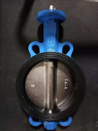 其他阀门电气动配套对夹式无头蝶阀D71X球铁板DN40-300耐压16公斤