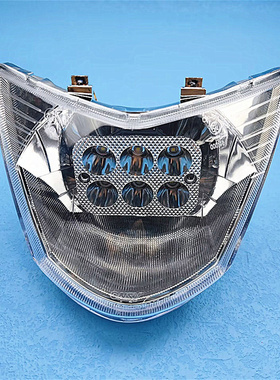 配件助力车摩托车配件改装车灯一代LED大灯RSZ100鬼火大灯总成