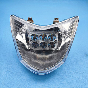 配件助力车摩托车配件改装车灯一代LED大灯RSZ100鬼火大灯总成