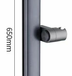 JXD-84005家用花洒升降杆通用淋浴器套装滑套可调节枪灰色