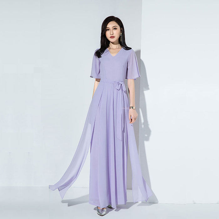 2022新款雪纺修身显瘦女夏阔腿连体裤