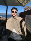 MAN 新品 STUDIO ESC 自制 春季 ootd高级感风衣外套中长款 上衣