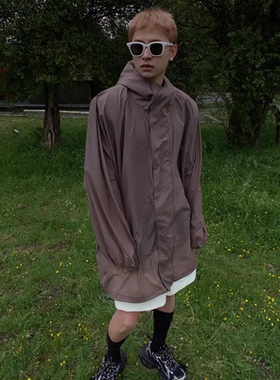 ESC MAN STUDIO/oversize夏季出行穿搭防晒服 轻薄透气连帽外套