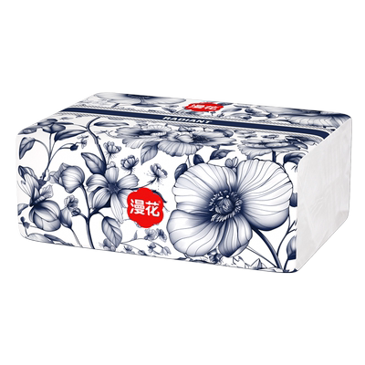 漫花悬挂式大包抽纸家用实惠装