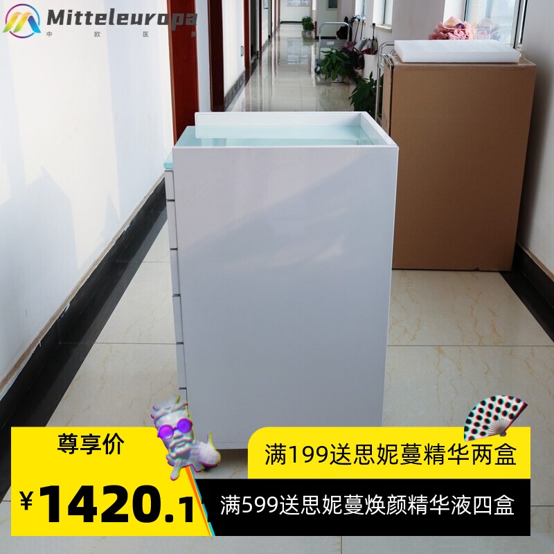小推车储物柜美容院移动柜工具车