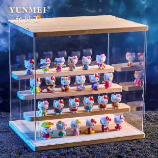 凯蒂猫手办可爱公仔摆件装 玩偶女孩玩具儿童 饰品卡通动漫模型套装