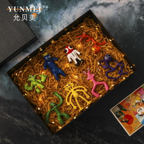 彩虹朋友可爱高颜值手办玩偶