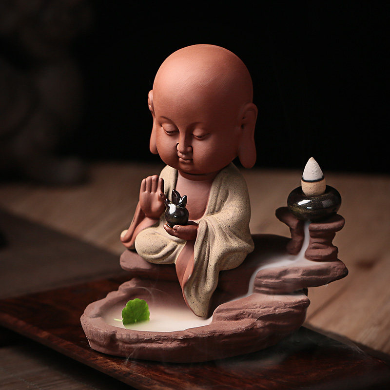 紫砂香炉地藏如来观音倒流香炉 陶瓷沉香炉创意塔香薰炉清仓在类目 家居饰品, 香薰炉中 - 来自Buy2taobao.com提供专业的淘宝代购服务